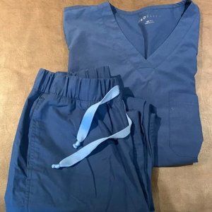Women's Medelita Navy Scrub Set Small S Modern Fit.